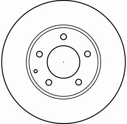 TRW TARCZE HAMULCOWE PRZÓD MAZDA MPV II (LW) 