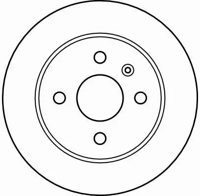 TRW TARCZE + KLOCKI TYŁ OPEL ASTRA G 240MM 4 OTW 