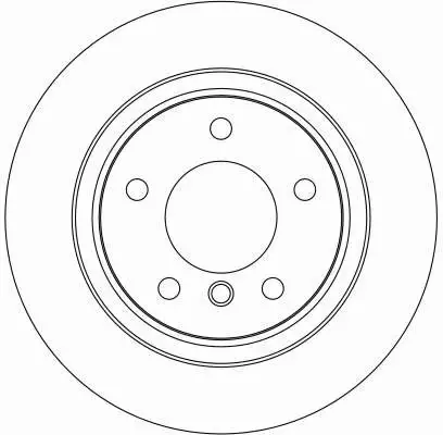 TRW TARCZE HAMULCOWE TYŁ BMW 3 Compact (E46) 