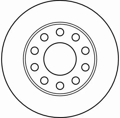 TRW TARCZA HAMULCOWA AUDI A4 00|} SEAT EXEO 