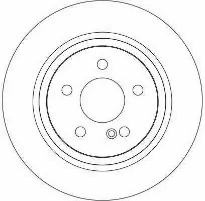 TRW TARCZE HAMULCOWE TYŁ MERCEDES-BENZ CLS (C218) 