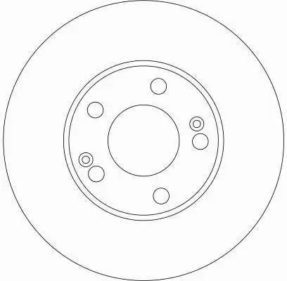 TRW TARCZE HAMULCOWE PRZÓD HYUNDAI TRAJET 276MM 