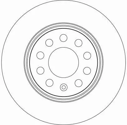 TRW DTEC TARCZE+KLOCKI PRZÓD VW JETTA III IV 