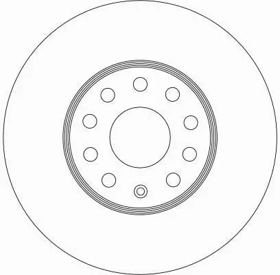 TRW DTEC TARCZE+KLOCKI PRZÓD AUDI A3 8P1 8PA  