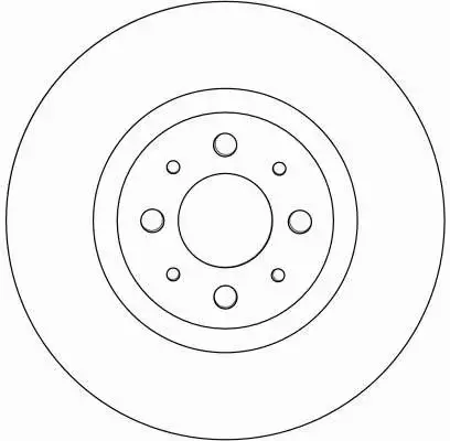 TRW TARCZE HAMULCOWE PRZÓD CHRYSLER DELTA 