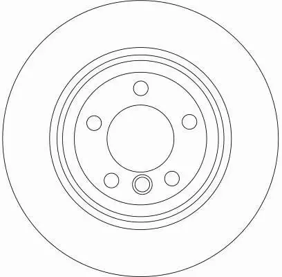 TRW TARCZE HAMULCOWE TYŁ BMW 7 (E65, E66, E67) 