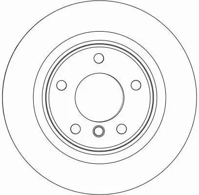 TRW TARCZE HAMULCOWE TYŁ BMW 3 (E90) 