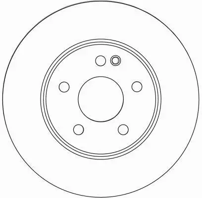 TRW TARCZE HAMULCOWE PRZÓD KLASA A W169 288MM 