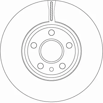 TRW TARCZA HAMULCOWA DF4850S 