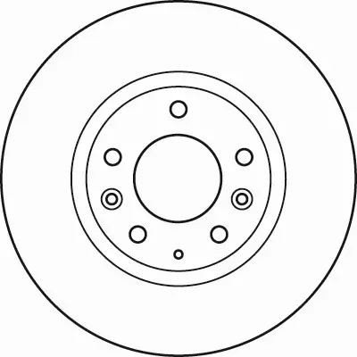 TRW TARCZE HAMULCOWE PRZÓD MAZDA CX-7 (ER) 