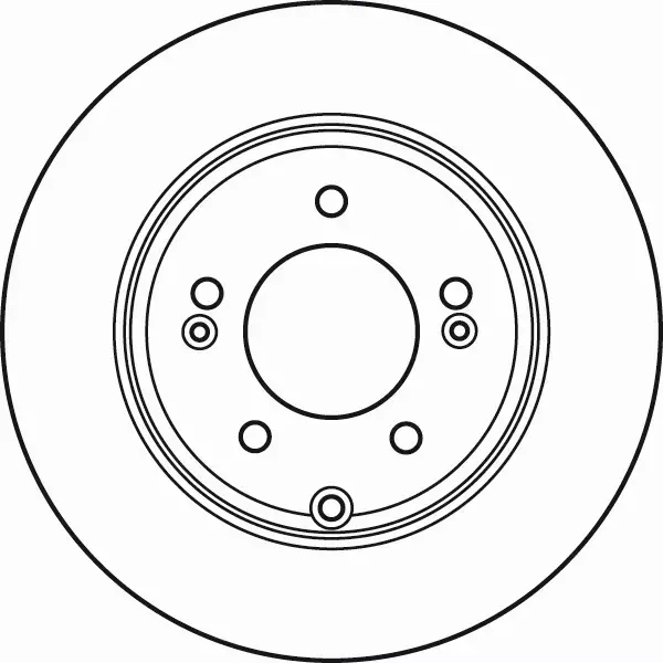 TRW TARCZE HAMULCOWE TYŁ HYUNDAI SONATA V (NF) 