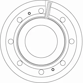 TRW TARCZA HAMULCOWA DF5093S 