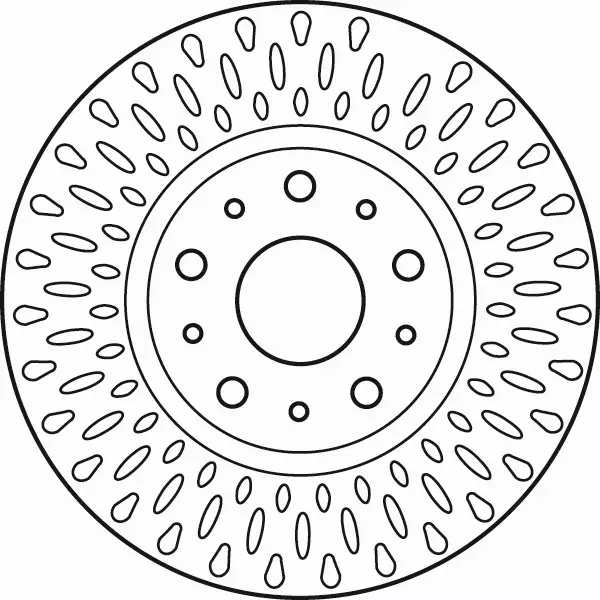 TRW TARCZE + KLOCKI TYŁ LANCIA THESIS 281MM 