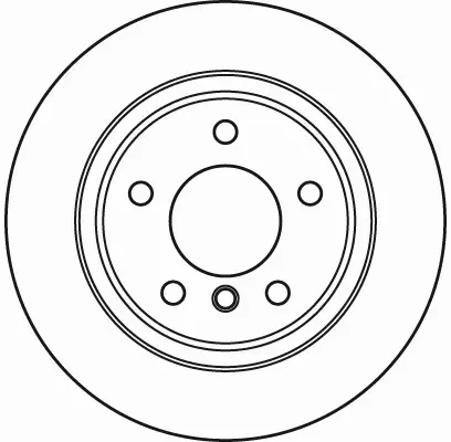 TRW TARCZE HAMULCOWE TYŁ DF6033 