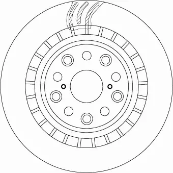 TRW Tarcza hamulcowa DF6039S 