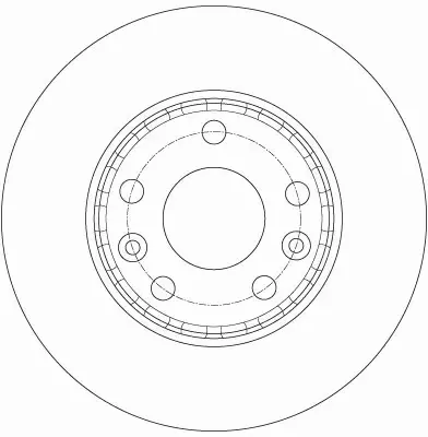 TRW TARCZA HAMULCOWA DF6072 