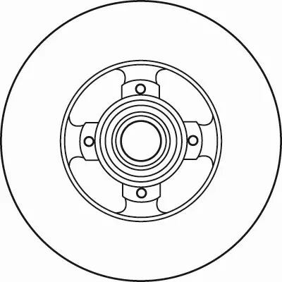 TRW TARCZE HAMULCOWE TYŁ CITROEN C4 II 268MM 