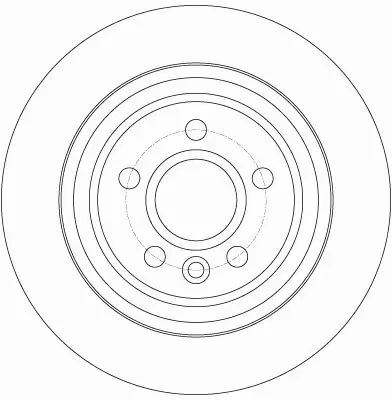 TRW TARCZE HAMULCOWE TYŁ VOLVO V60 