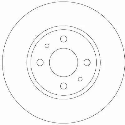 TRW TARCZA HAMULCOWA DF6231 