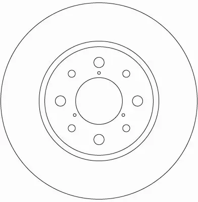 TRW TARCZA HAMULCOWA TYŁ ALFA ROMEO MITO 251MM 