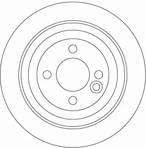 TRW TARCZE HAMULCOWE TYŁ MINI MINI (R56) 