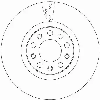 TRW TARCZA HAMULCOWA DF6590S 