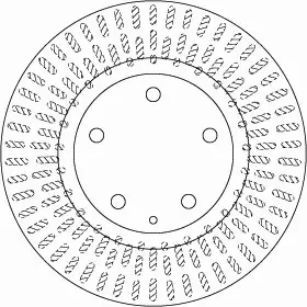 TRW TARCZE HAMULCOWE TYŁ PHAETON (3D1, 3D2, 3D3, 3D4, 3D6, 3D7, 3D8, 3D9) 