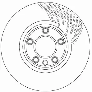 TRW TARCZE HAMULCOWE PRZÓD VW TOUAREG (7P5, 7P6) 