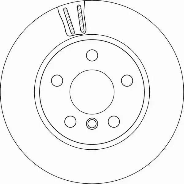 TRW TARCZA HAMULCOWA DF6715 