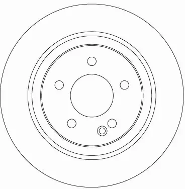 TRW TARCZE+KLOCKI TYŁ MERCEDES KLASA V VITO W447 300MM 