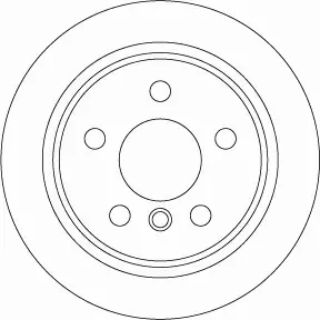 TRW TARCZE HAMULCOWE TYŁ MINI MINI (F55) 