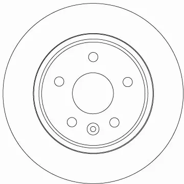 TRW TARCZE+KLOCKI TYŁ OPEL ASTRA K 264MM 