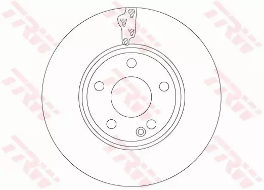 TRW Tarcza hamulcowa DF6885 