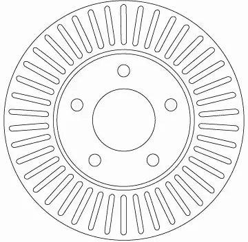 TRW TARCZA HAMULCOWA DF6922 