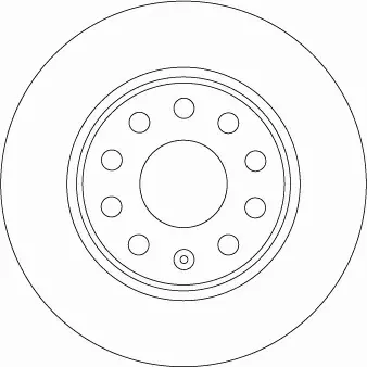 TRW TARCZA HAMULCOWA DF6952 