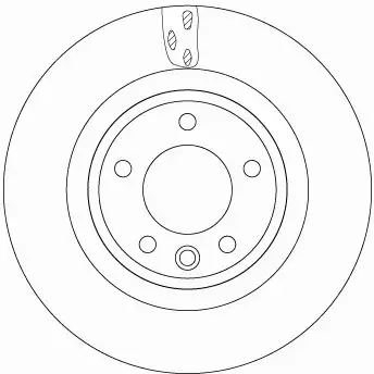 TRW TARCZA HAMULCOWA DF6956S 