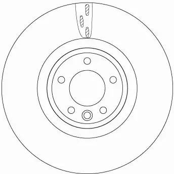 TRW TARCZA HAMULCOWA DF6957S 