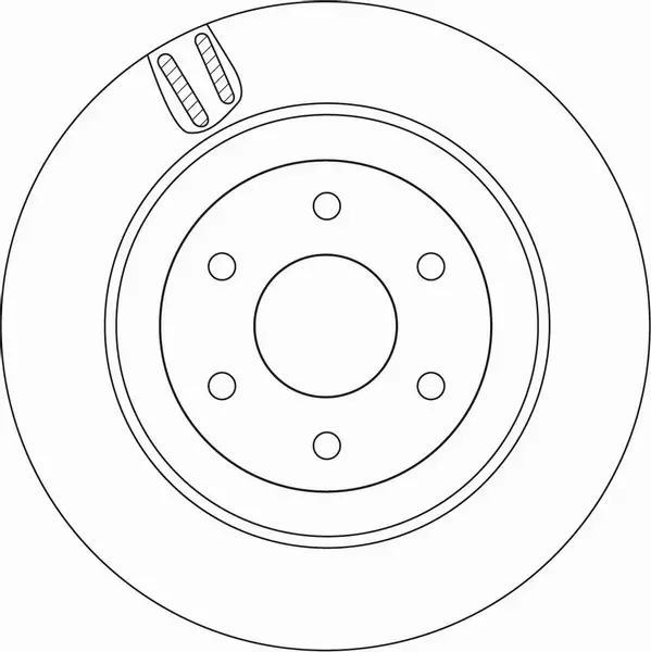 TRW TARCZA HAMULCOWA DF6967 