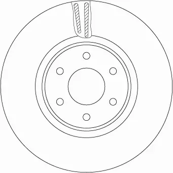 TRW TARCZA HAMULCOWA DF6968S 