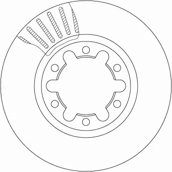 TRW TARCZE HAMULCOWE PRZÓD MAZDA B-SERIE (UN) 