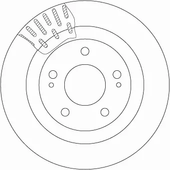 TRW TARCZE HAMULCOWE PRZÓD PAJERO PININ (H6_W, H7_W) 