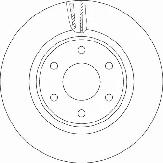 TRW TARCZA HAMULCOWA DF7458S 