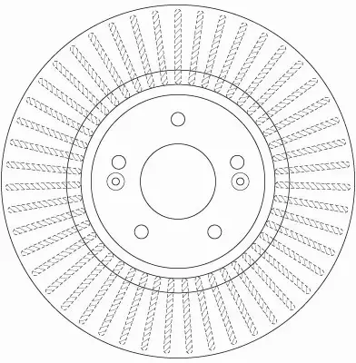 TRW TARCZE+KLOCKI PRZÓD HYUNDAI SANTA FE 321MM 