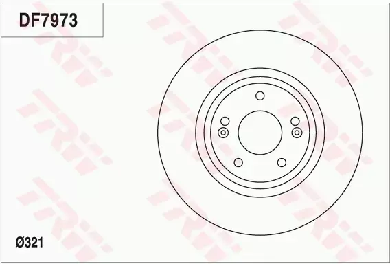 TRW TARCZE+KLOCKI PRZÓD HYUNDAI SANTA FE 321MM 