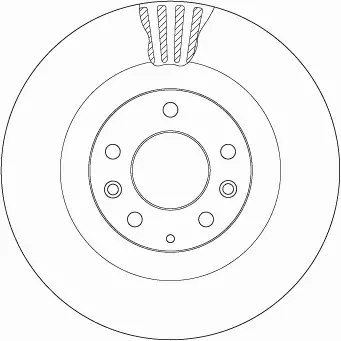 TRW TARCZE HAMULCOWE PRZÓD MAZDA CX-9 (TB) 