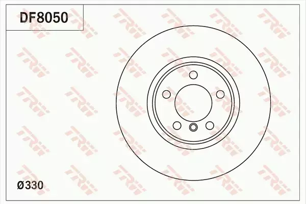 TRW TARCZE HAMULCOWE PRZÓD BMW 3 (F30, F80) 