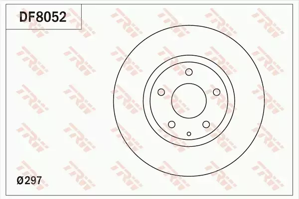 TRW TARCZE+KLOCKI PRZÓD MAZDA 6 GJ 297MM 