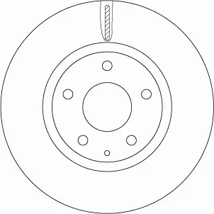 TRW TARCZA HAMULCOWA DF8052 