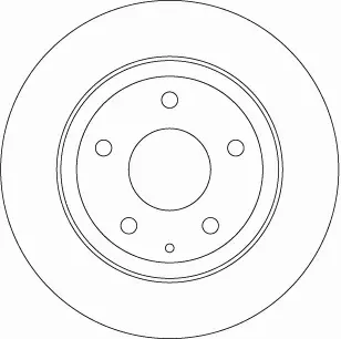 TRW TARCZE+KLOCKI TYŁ MAZDA 6 GJ EL.RĘCZNY 278MM 