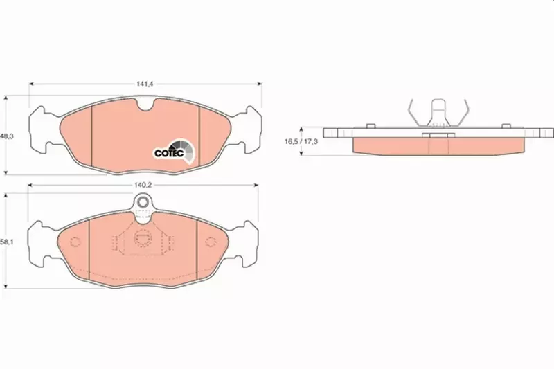 TRW TARCZE+KLOCKI PRZÓD DAEWOO LANOS NEXIA 236MM 